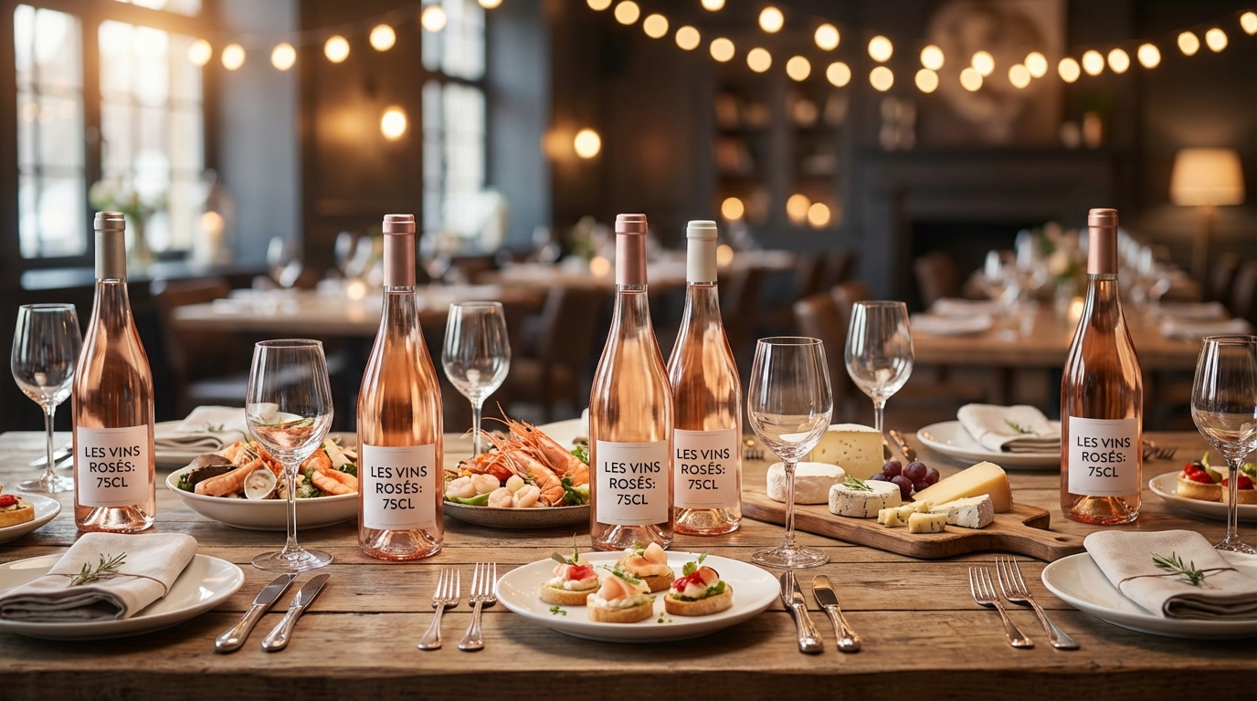 Les vins rosés: 75cl